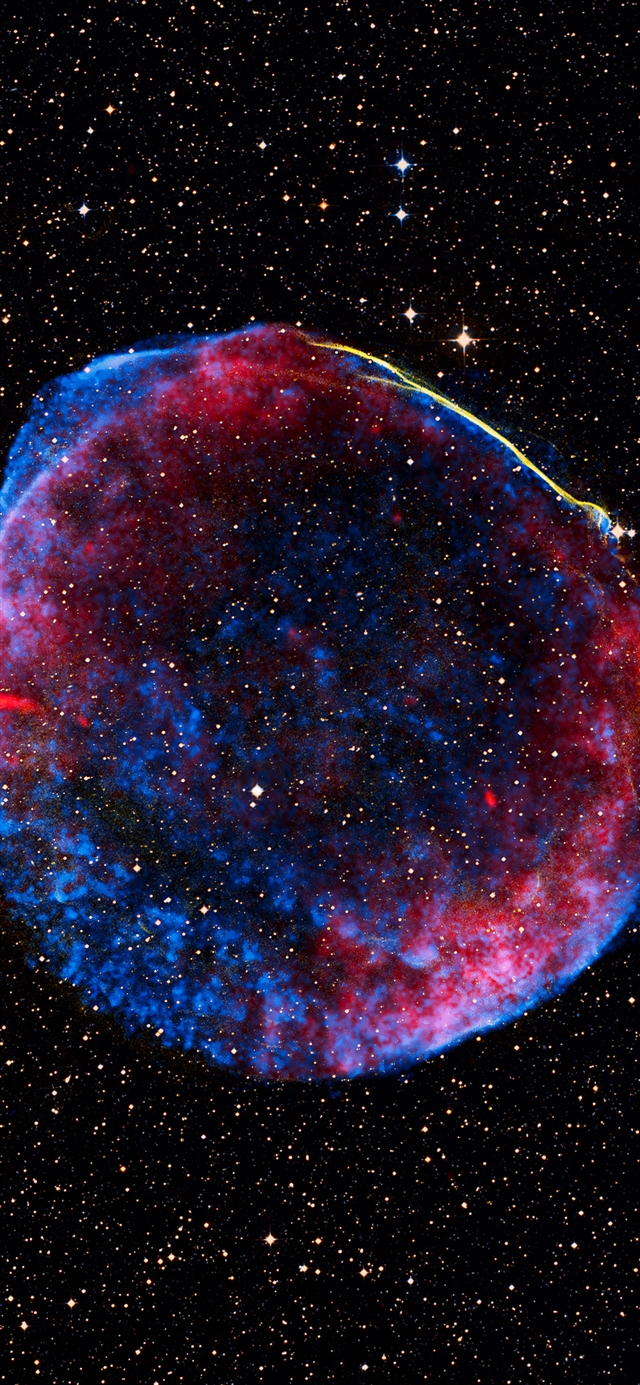 Space art nature nebula dark iPhone X wallpaper 
