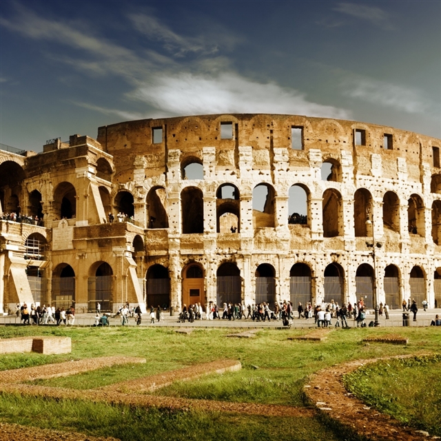 Italy rome colosseum architecture iPad wallpaper 