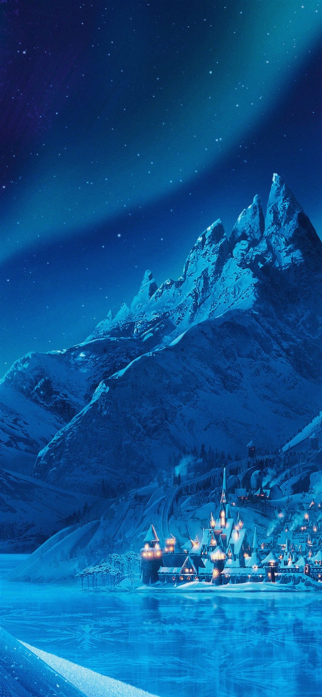 Elsa frozen castle queen iPhone X wallpaper 
