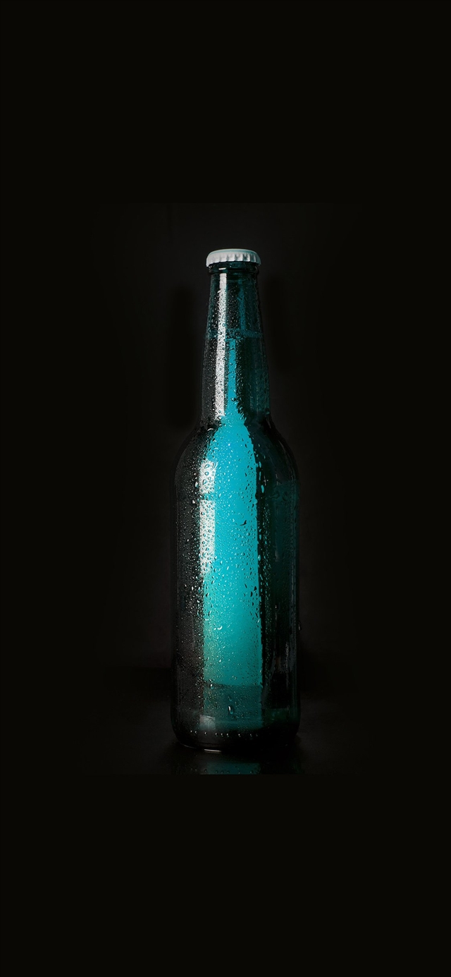 Beer bottles art iPhone X wallpaper 