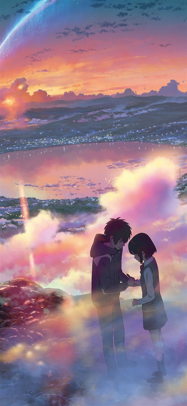 Anime filme illustration art iPhone X wallpaper 