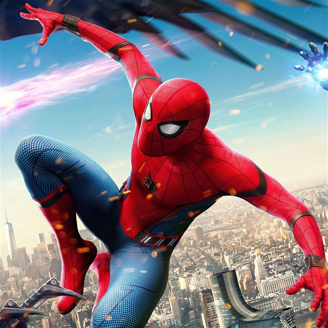 Spiderman hero iPad Pro wallpaper 