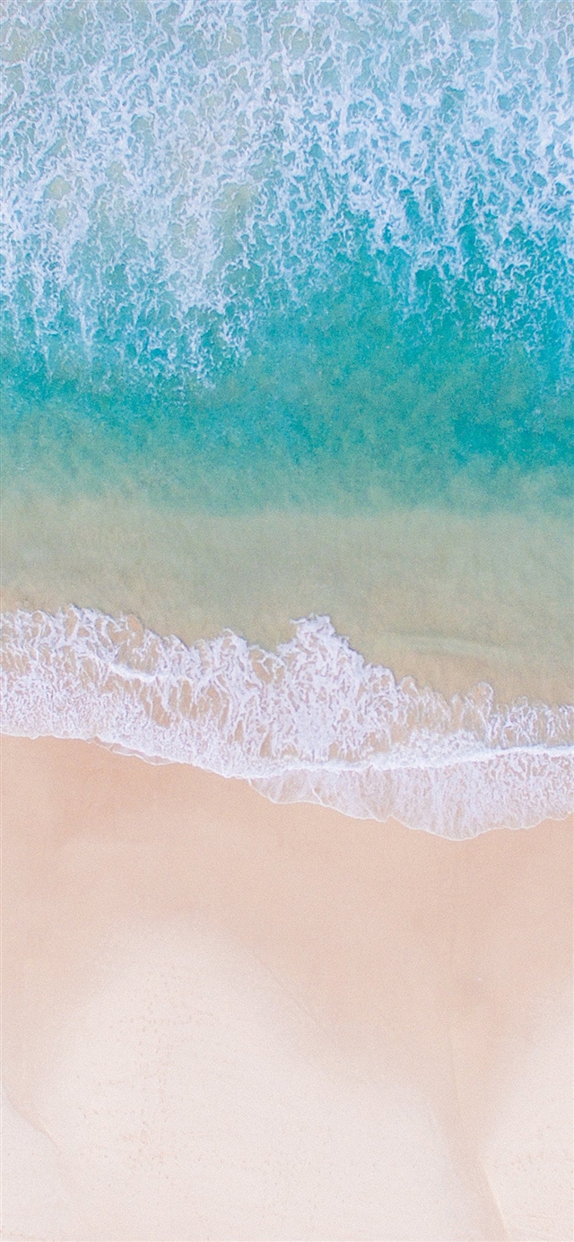 Sea beach water summer iPhone X wallpaper 