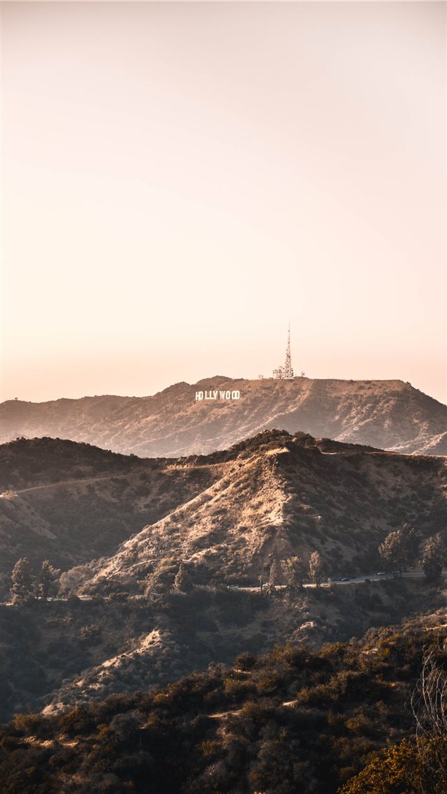 Hollywood Hills iPhone 8 wallpaper 