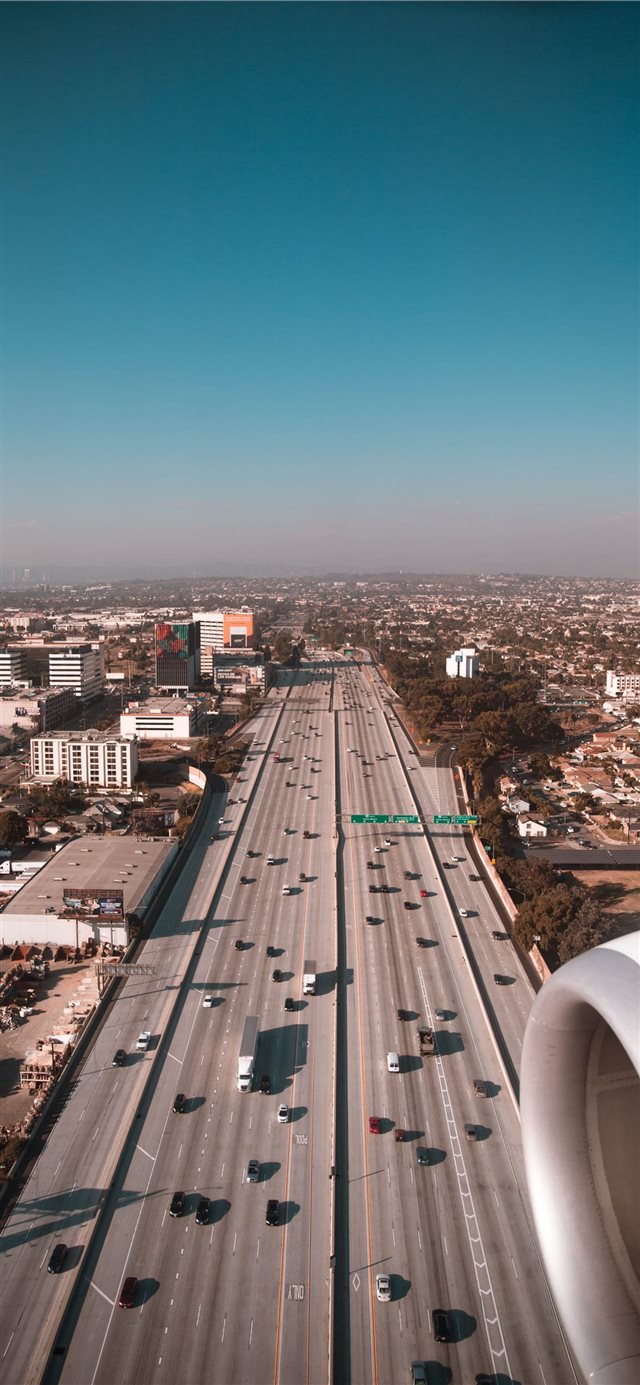 LA Highway iPhone X wallpaper 