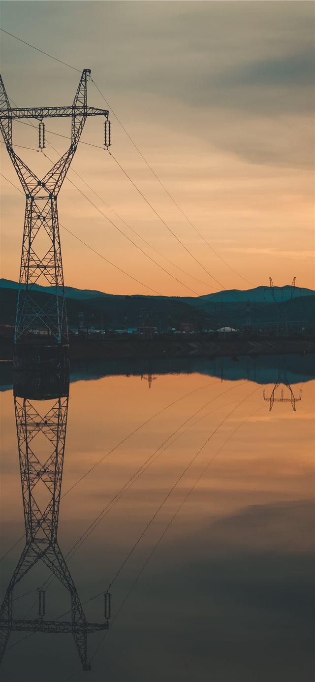 Mirror  mirror  on the … lake bed iPhone X wallpaper 