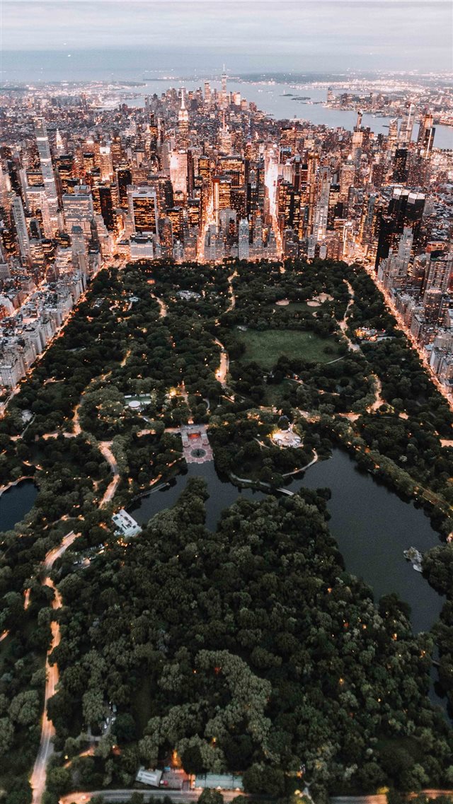 Central Park from above   New York City iPhone 8 wallpaper 