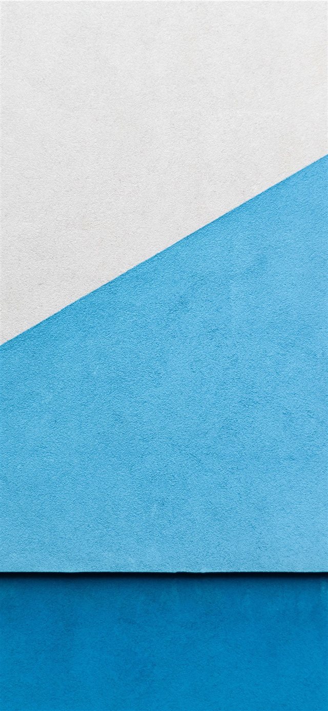 Blue wall iPhone X wallpaper 