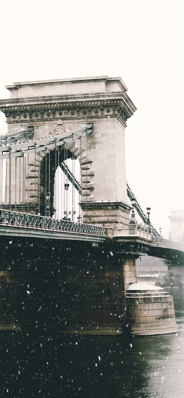 Chain Bridge   Budapest iPhone X wallpaper 
