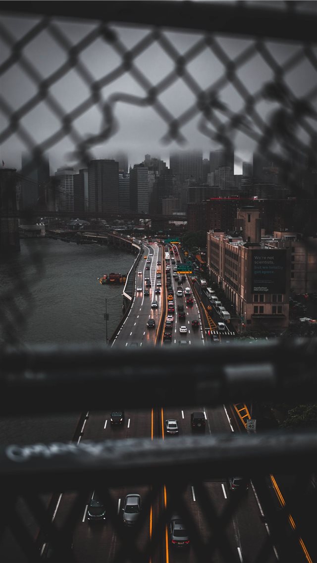 Manhattan Bridge  New York  United States iPhone 8 wallpaper 