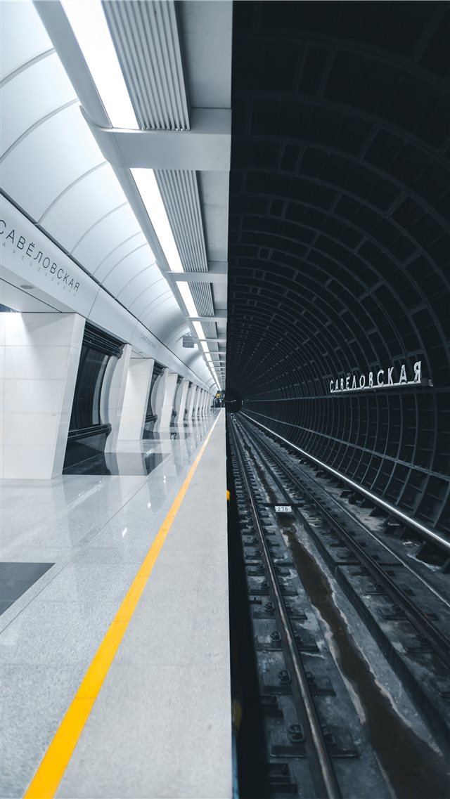 Metro station Savelovskaya iPhone 8 wallpaper 