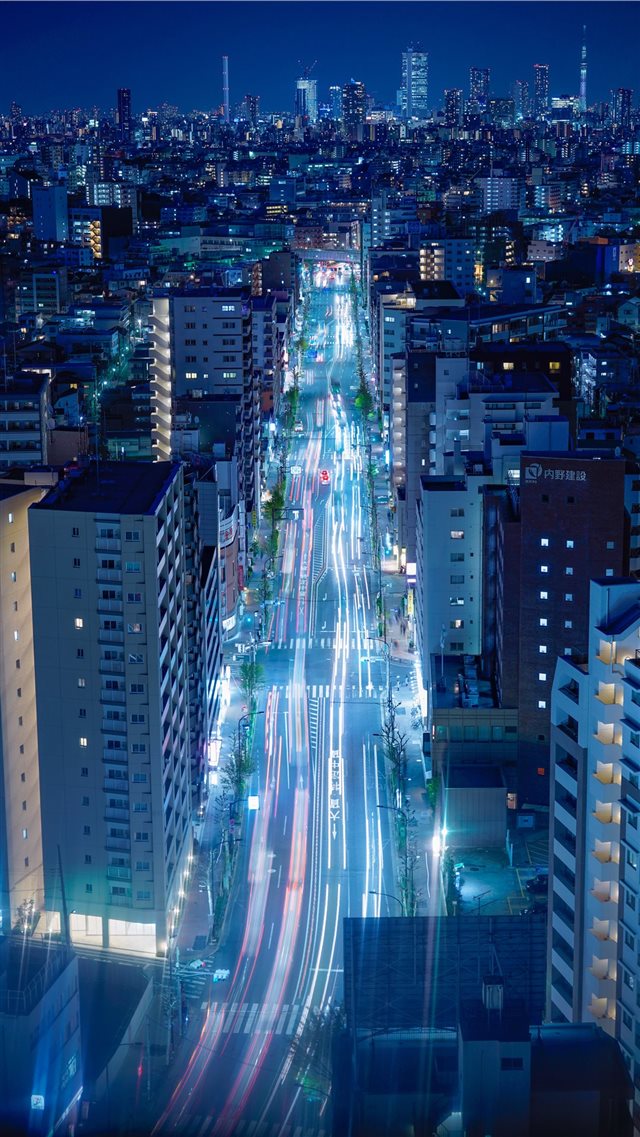 tokyo lightrail iPhone 8 wallpaper 