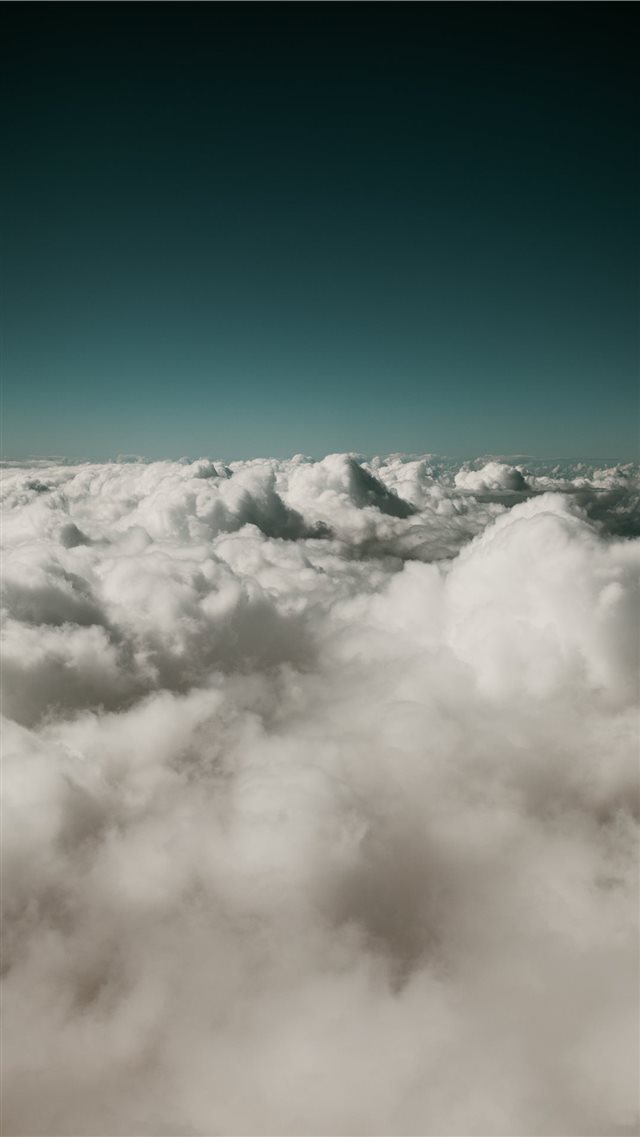 A simple shot out of an airplane  iPhone 8 wallpaper 