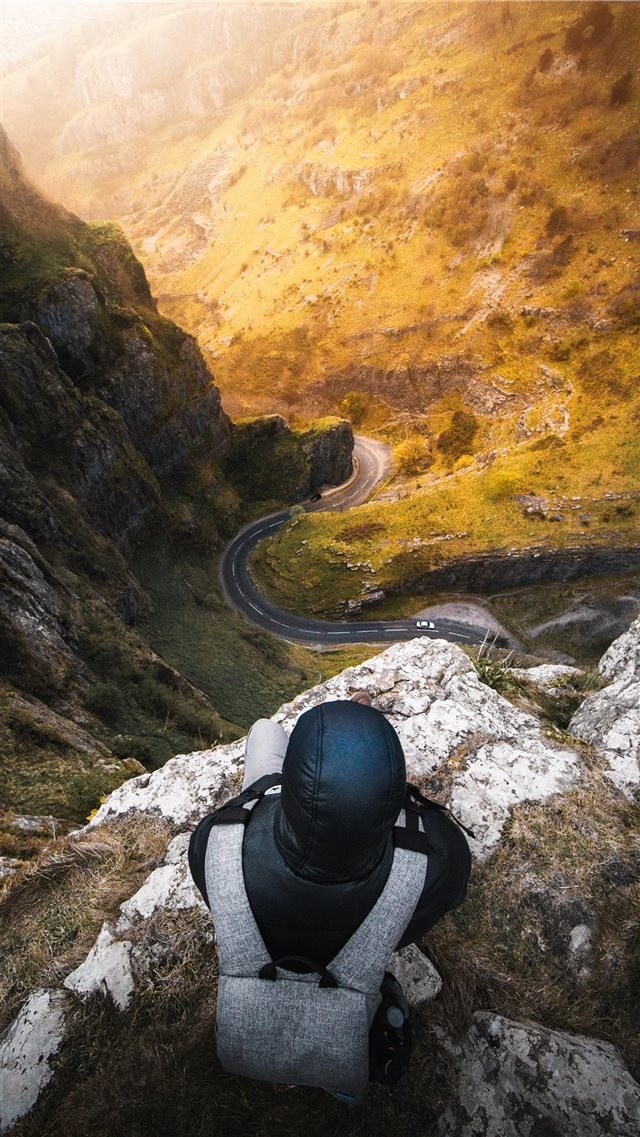 'Over the Hills' iPhone 8 wallpaper 