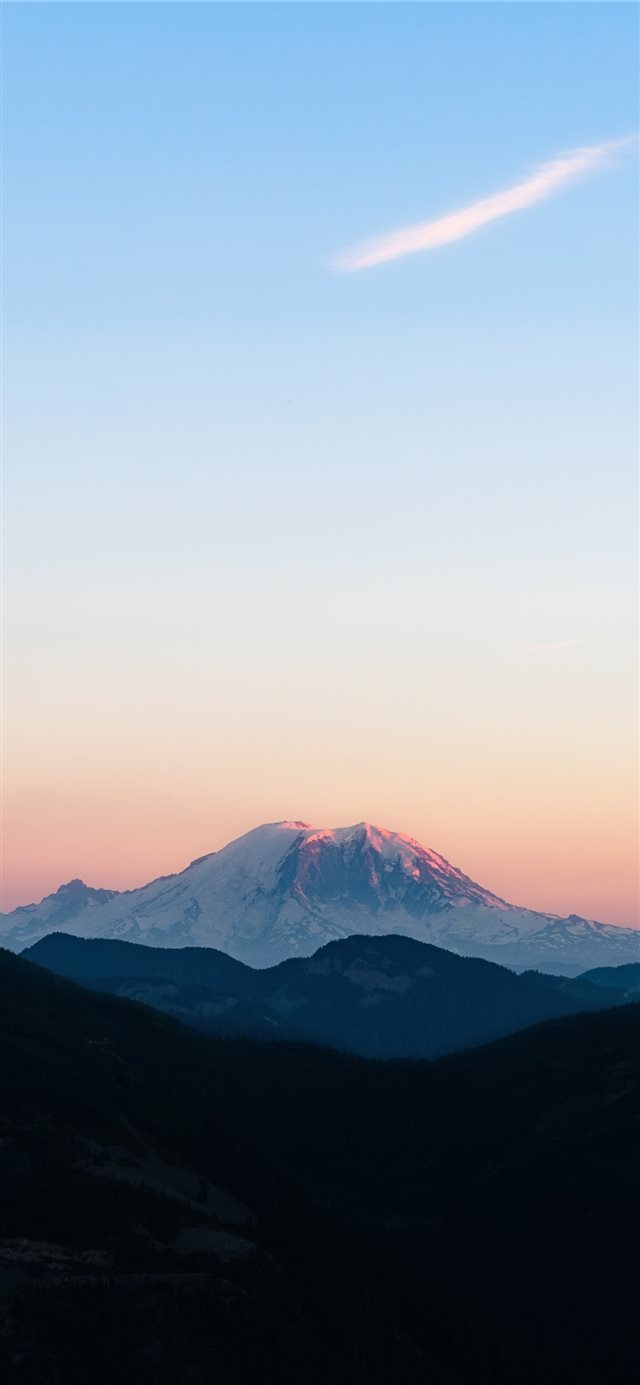 Mountain Rainier National Park  WA iPhone X wallpaper 