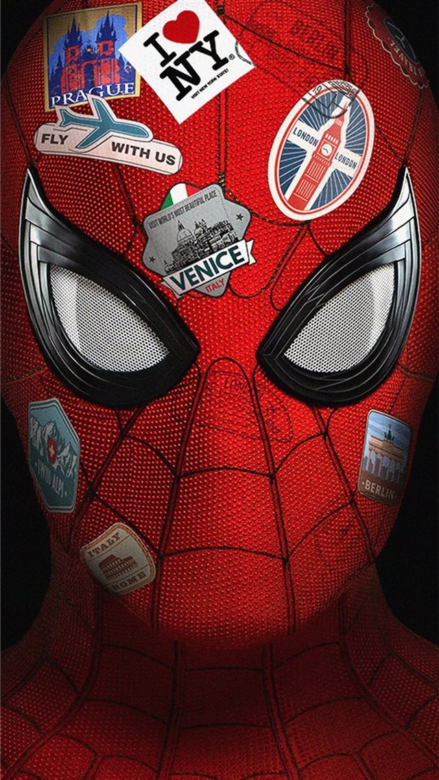 4k spider far from home iPhone 8 wallpaper 