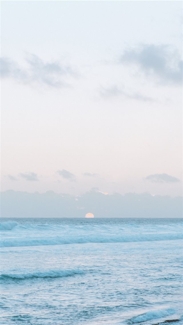 sunset in a beautiful island iPhone 8 wallpaper 