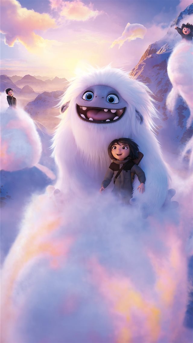 2019 abominable movie 8k iPhone 8 wallpaper 
