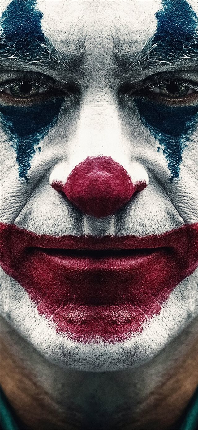 joker 2019 joaquin phoenix clown iPhone X wallpaper 