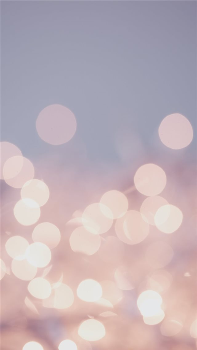 Pretty pastel bokeh fairy lights background  iPhone 8 wallpaper 