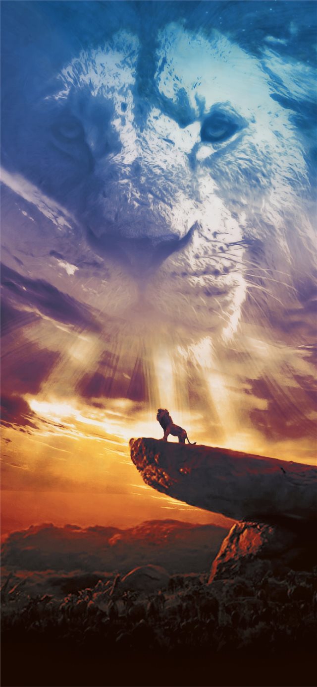 the lion king poster 2019 iPhone X wallpaper 