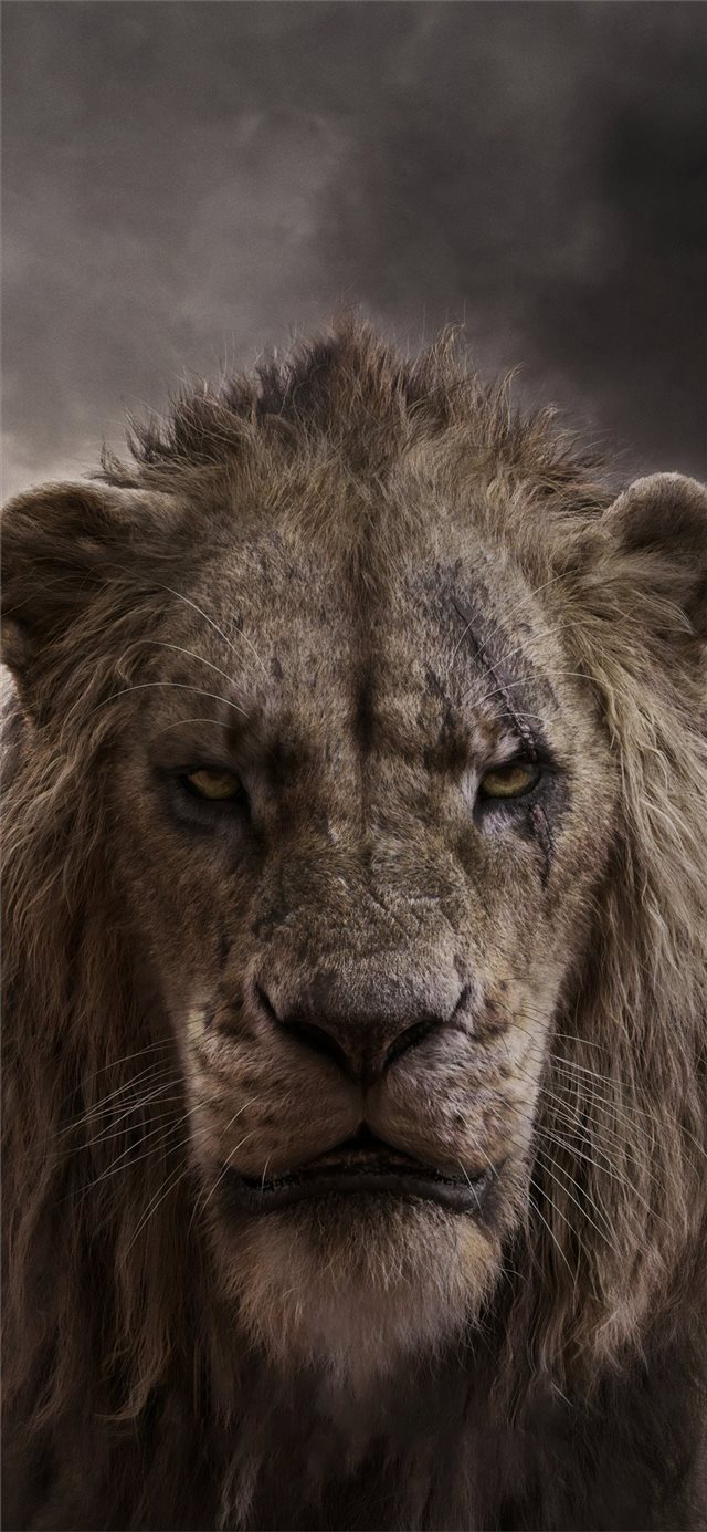 chiwetel ejiofor as scar in the lion king 2019 4k iPhone X wallpaper 