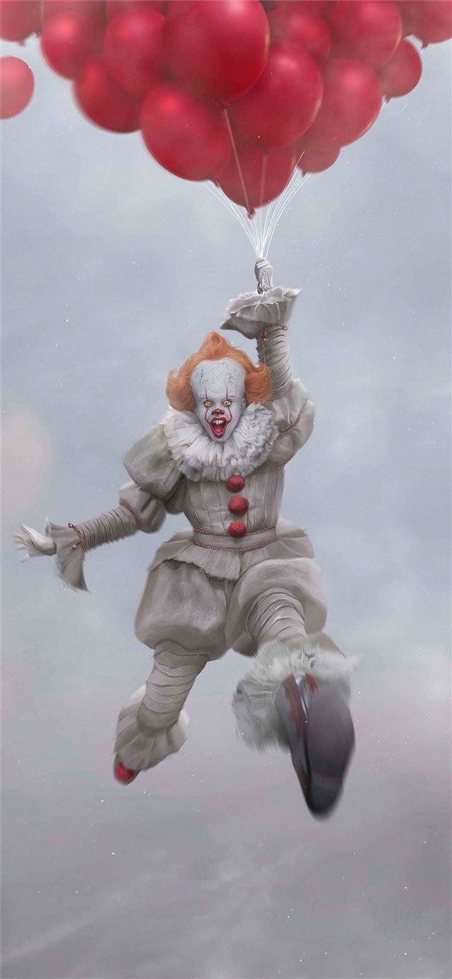 pennywise 8k iPhone X wallpaper 