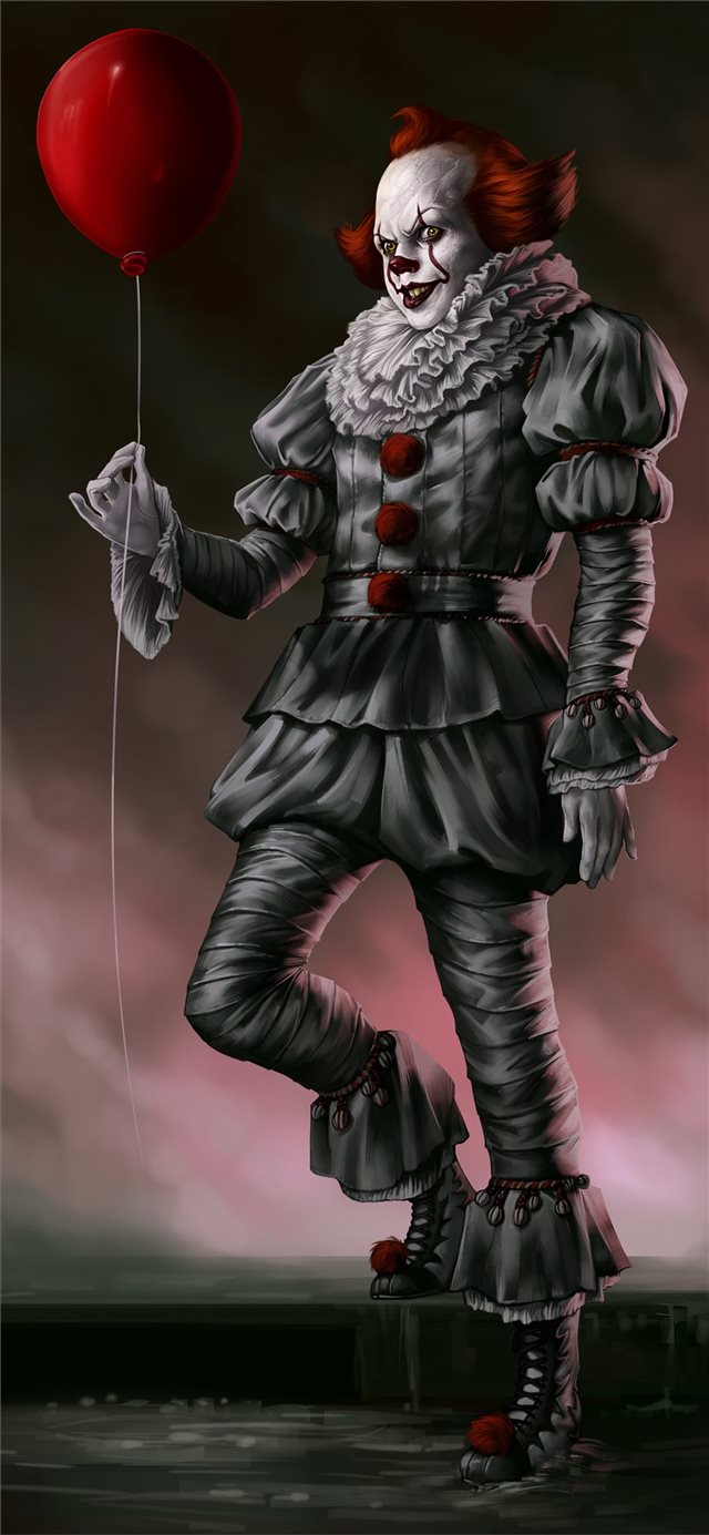 pennywise the dancing clown iPhone X wallpaper 