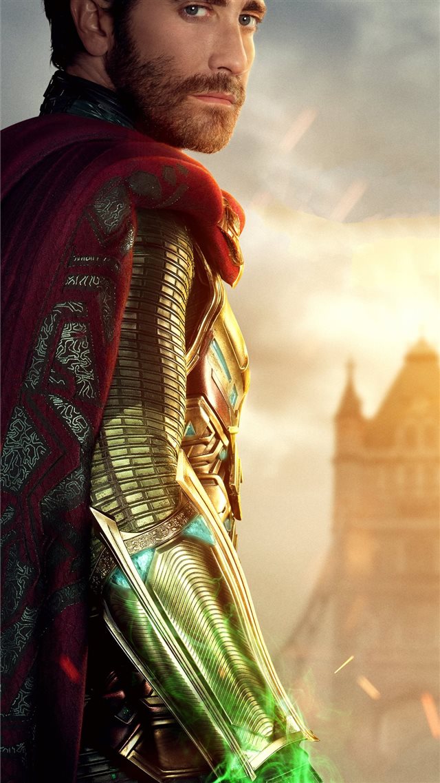 jake gyllenhaal as mysterio in spider man far from... iPhone SE wallpaper 