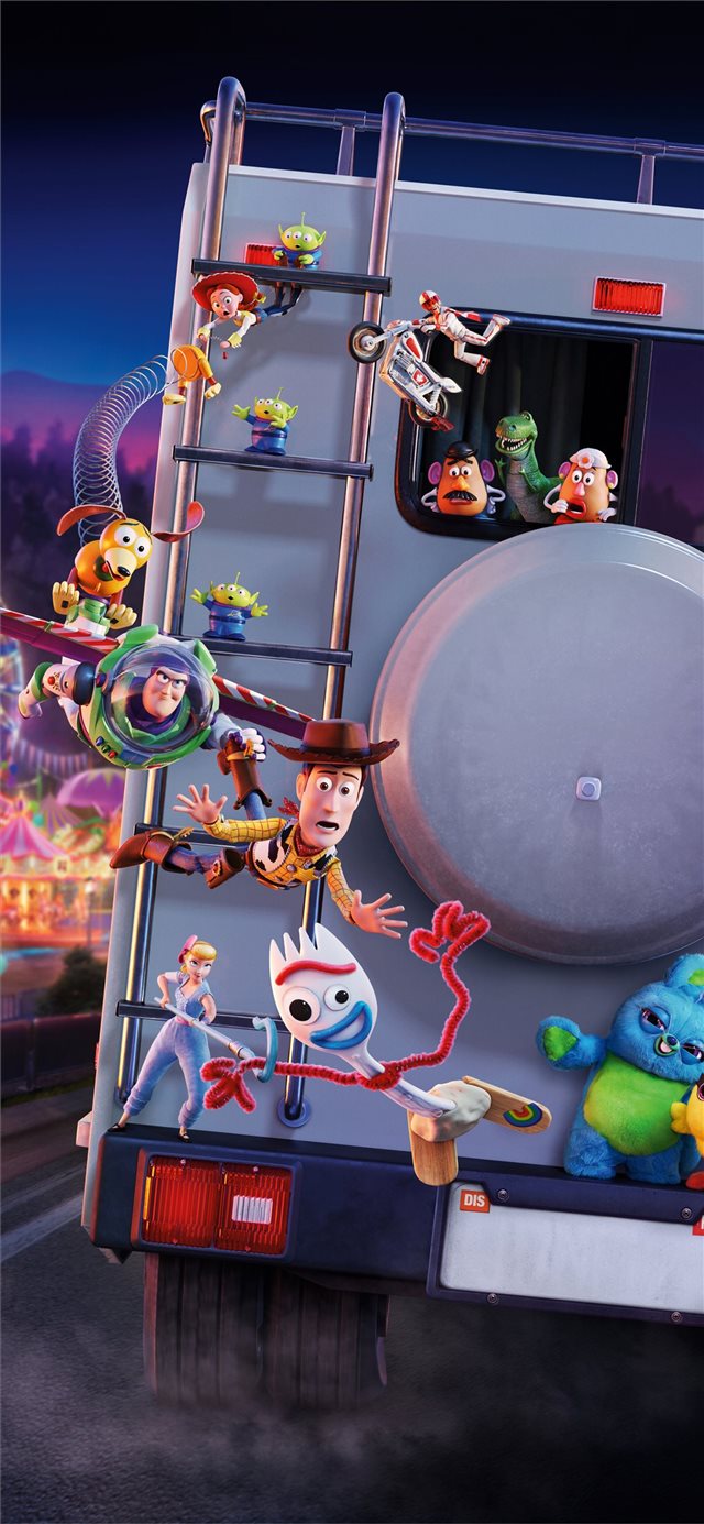 toy story 4 5k iPhone X wallpaper 
