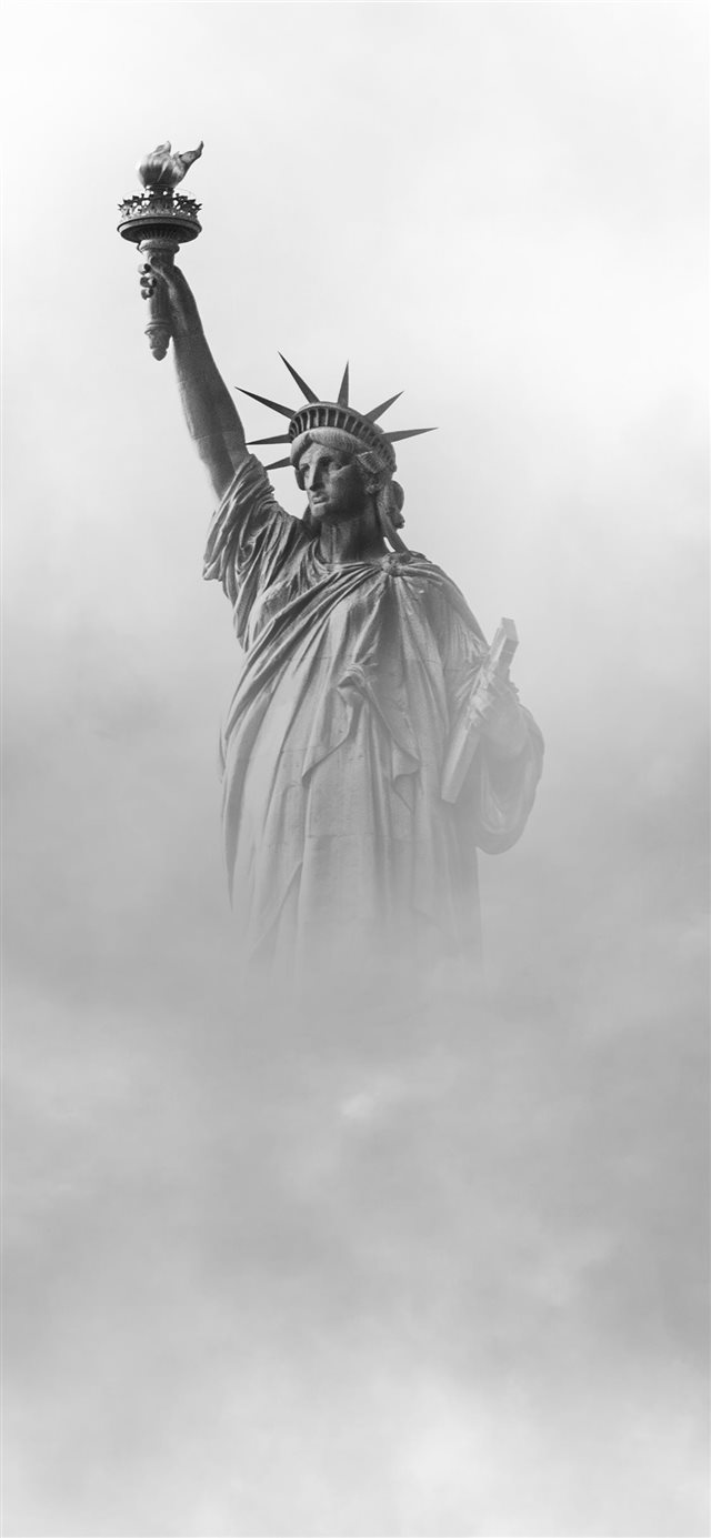 Statue of Liberty New York iPhone X wallpaper 