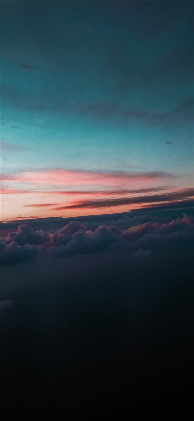 Sunset's painting  iPhone X wallpaper 