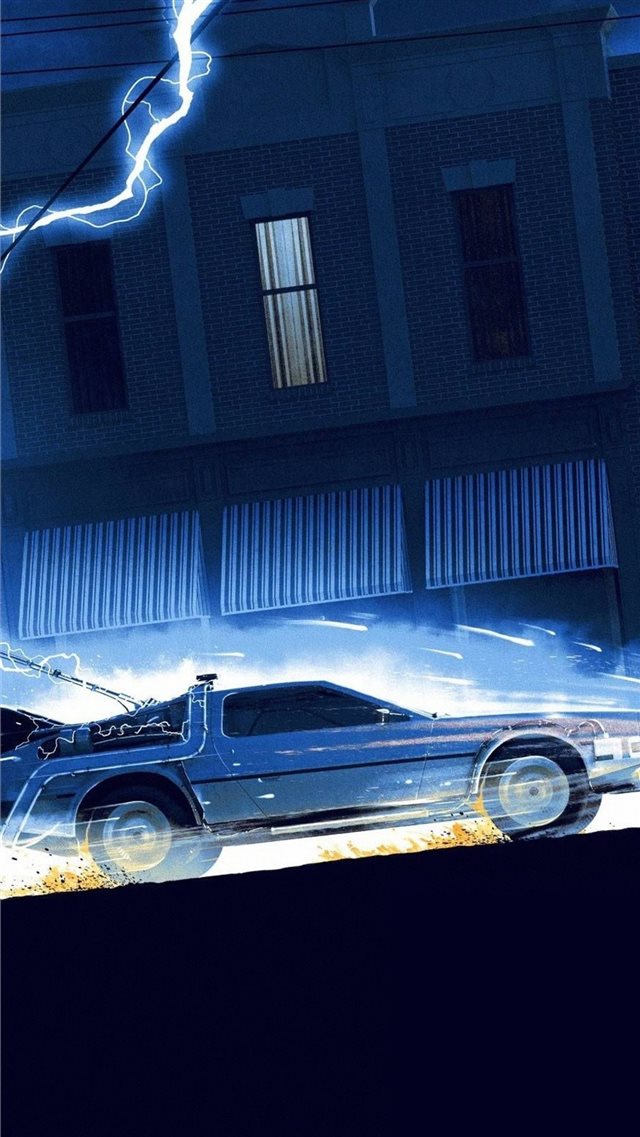 back to the future 1985 iPhone SE wallpaper 