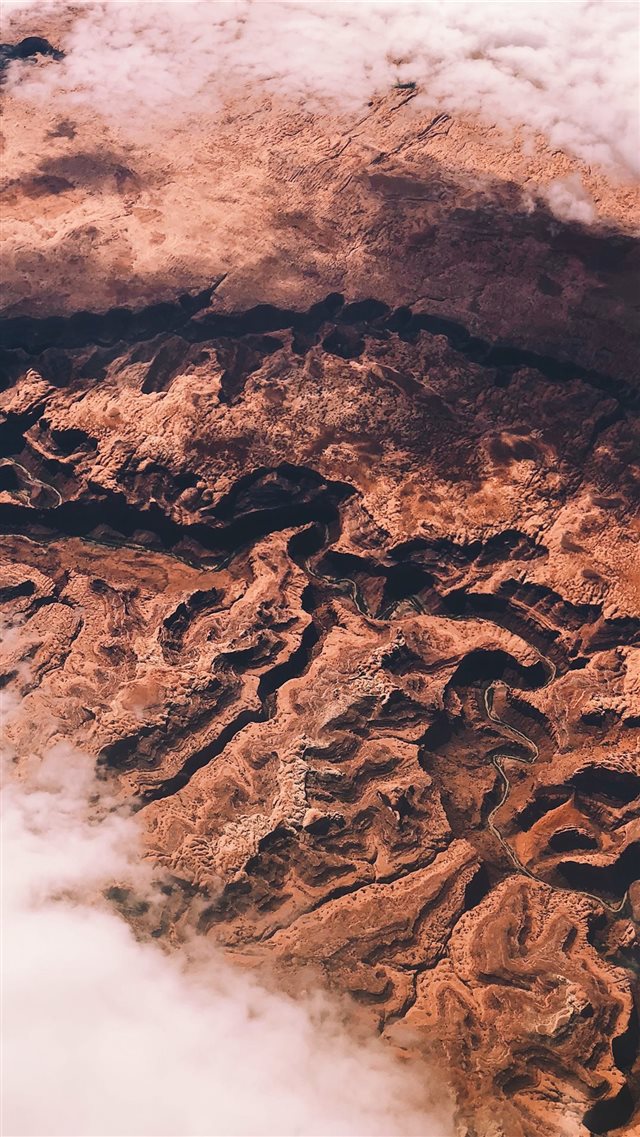 brown and black abstract painting iPhone 8 wallpaper 