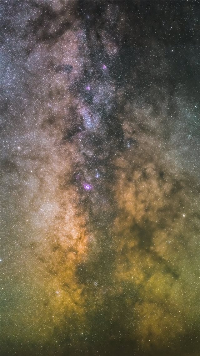 Milky Way iPhone 8 wallpaper 