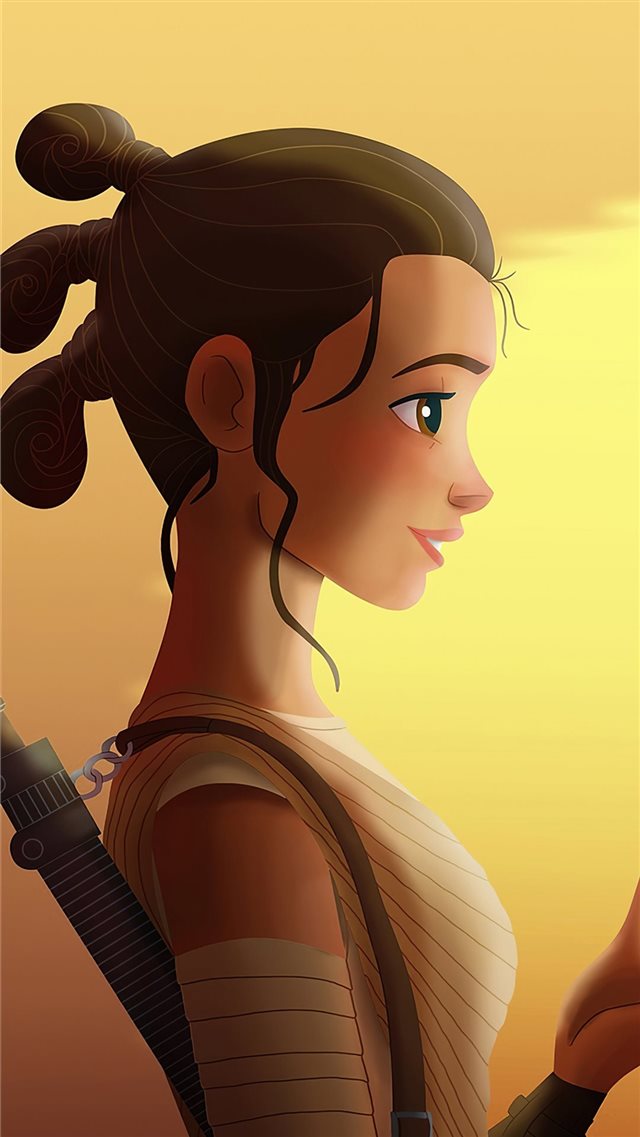star wars rey and bb8 4k iPhone 8 wallpaper 