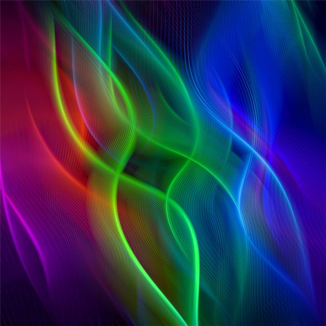 abstract lines flow 4k iPad Pro wallpaper 