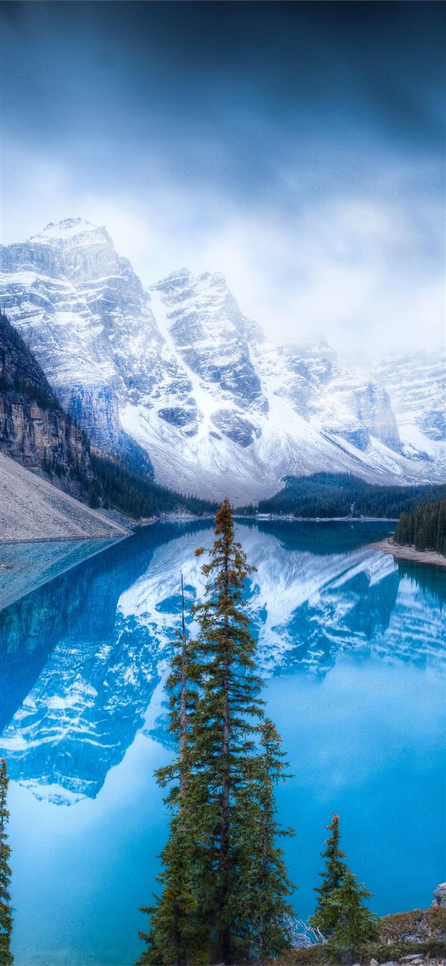Earth Moraine Lake ID 734206 Mobile Abyss iPhone X wallpaper 