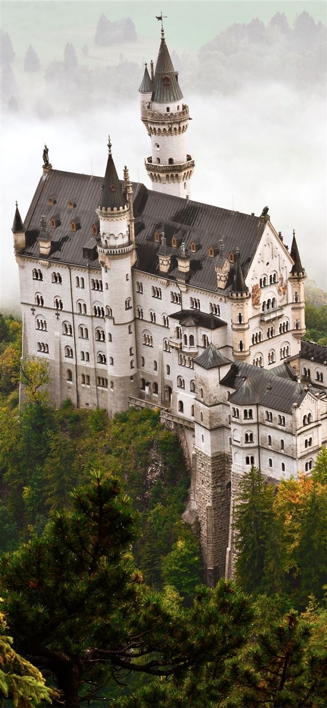Man Made Neuschwanstein Castle ID 782184 iPhone X wallpaper 