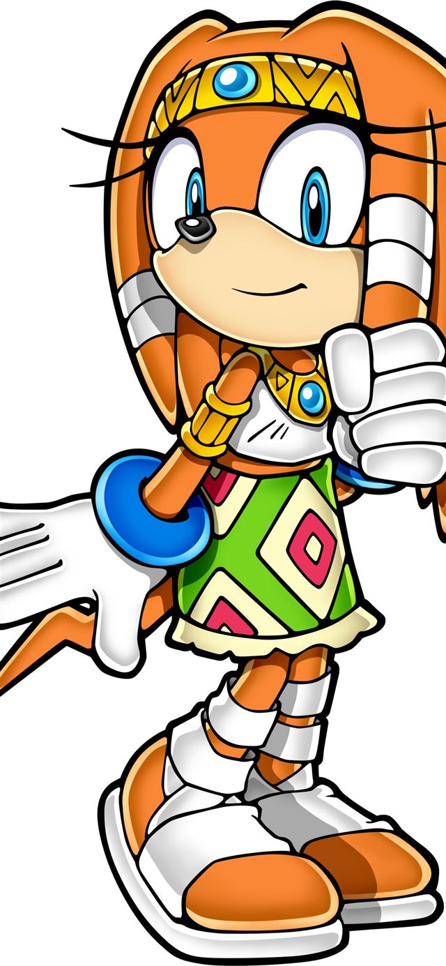 Tikal the Echidna and Scan Gallery Minitokyo iPhone X wallpaper 