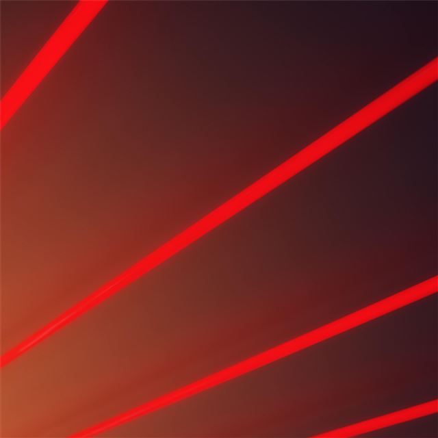 red light beams abstract 5k iPad wallpaper 