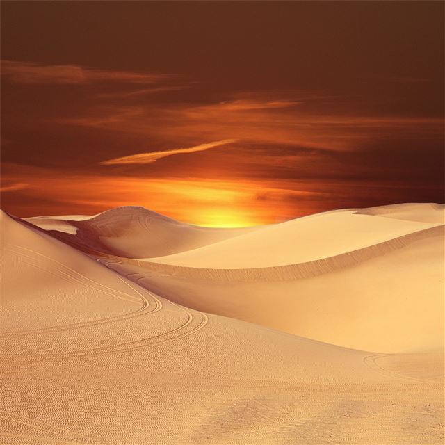 desert sand landscape 5k iPad wallpaper 