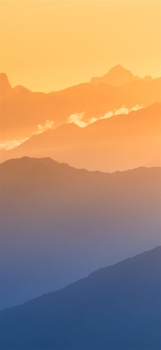 southern alps mountains 8k iPhone X wallpaper 