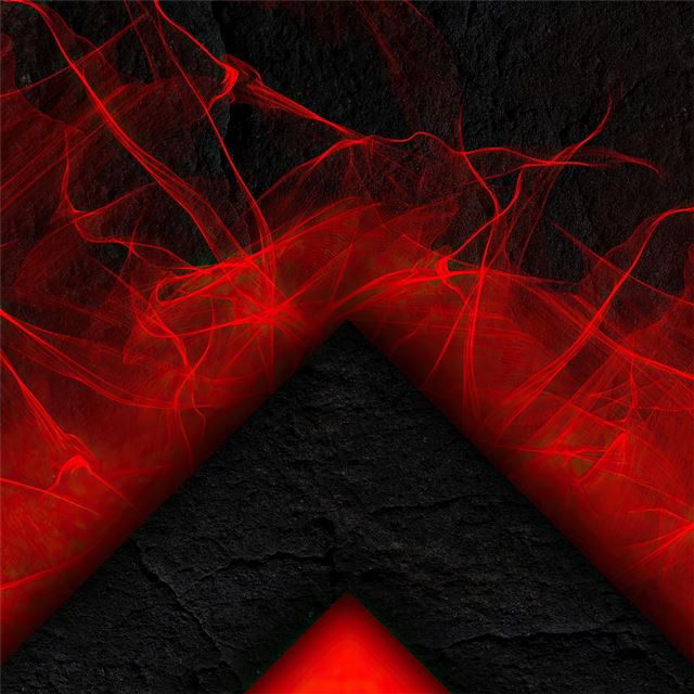 triangle flame abstract 4k iPad wallpaper 