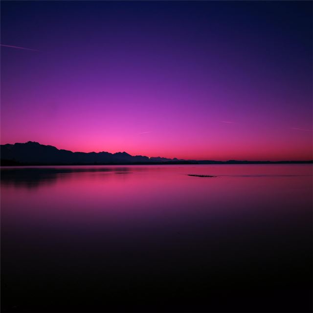calm water body pink evening 4k iPad wallpaper 