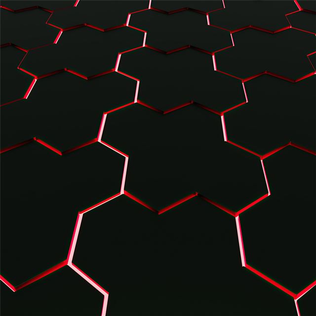 abstract red 3d 5k iPad wallpaper 
