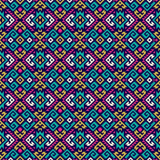 colorful tribal abstract 5k iPad Pro wallpaper 
