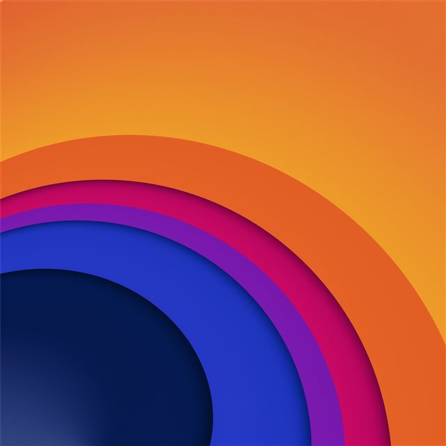 gradient circle 8k iPad Pro wallpaper 