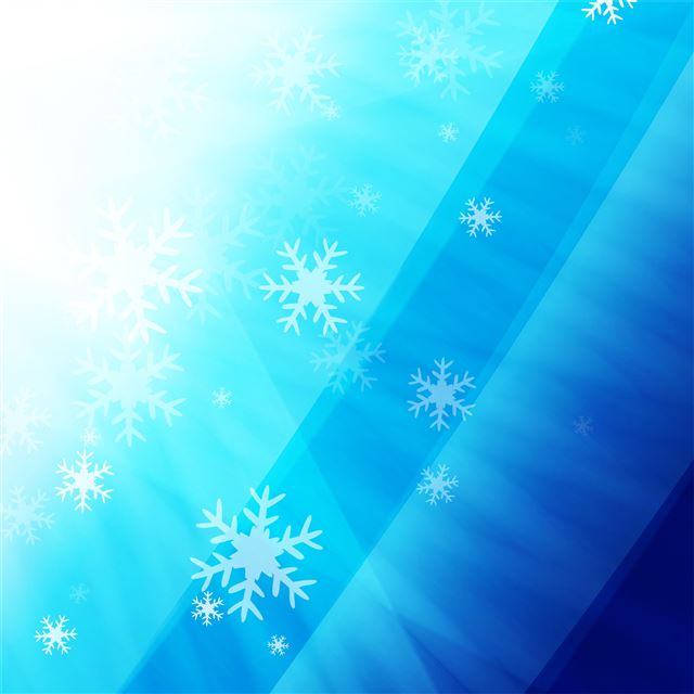 snow flakes 3d abstract 5k iPad Air wallpaper 