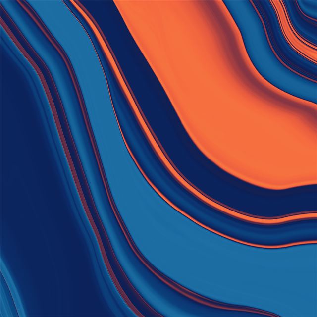 fluid abstract colorful line art 10k iPad Pro wallpaper 